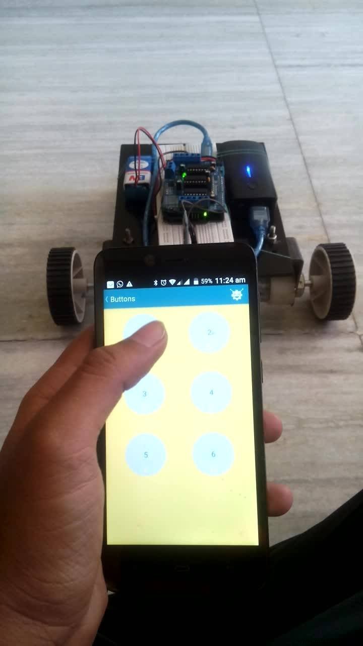 Bluetooth‑Controlled Car: DIY Arduino Remote Vehicle