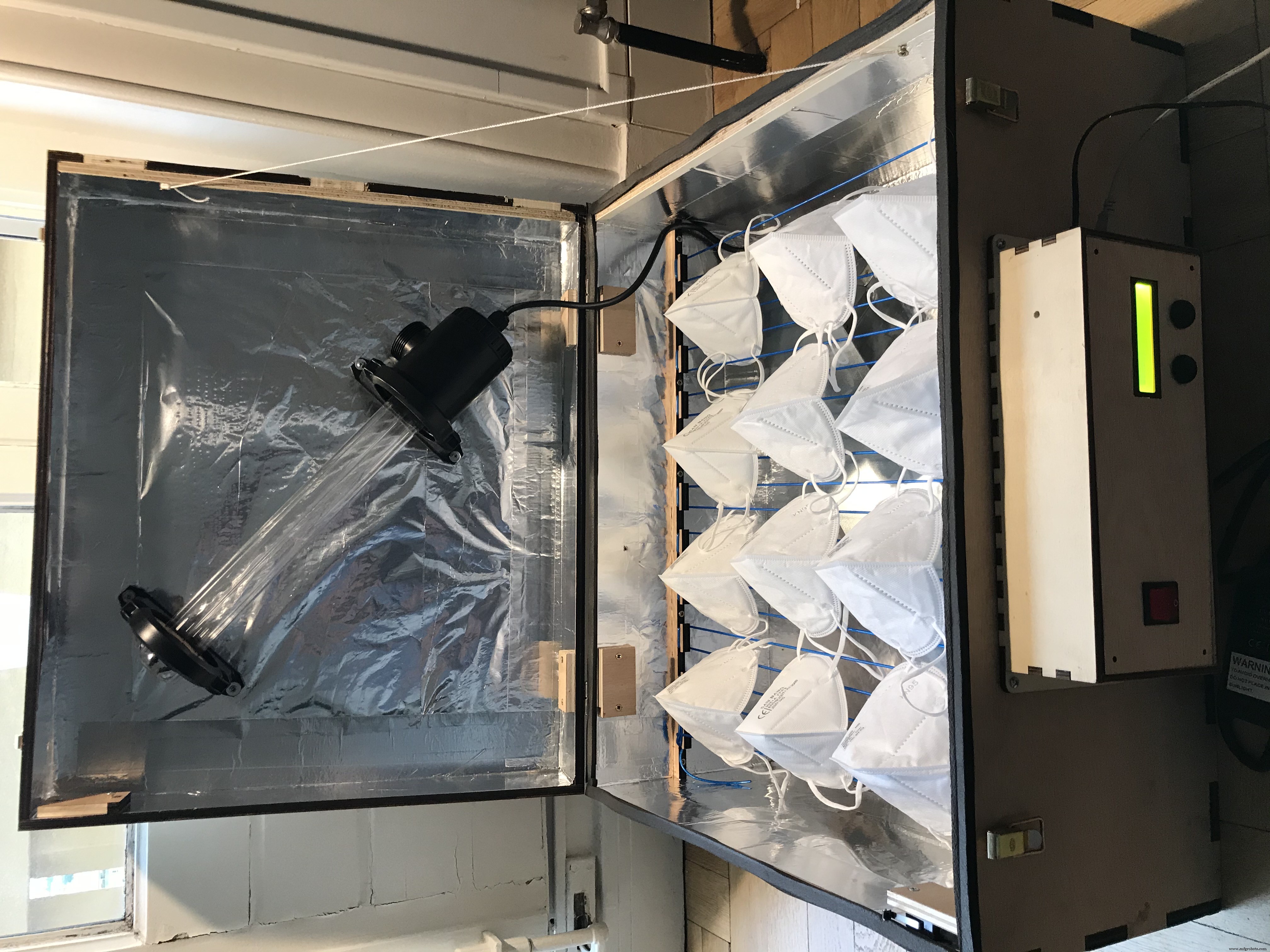 Smart UV‑C & Heat Face Mask Disinfection Device – Arduino Controlled