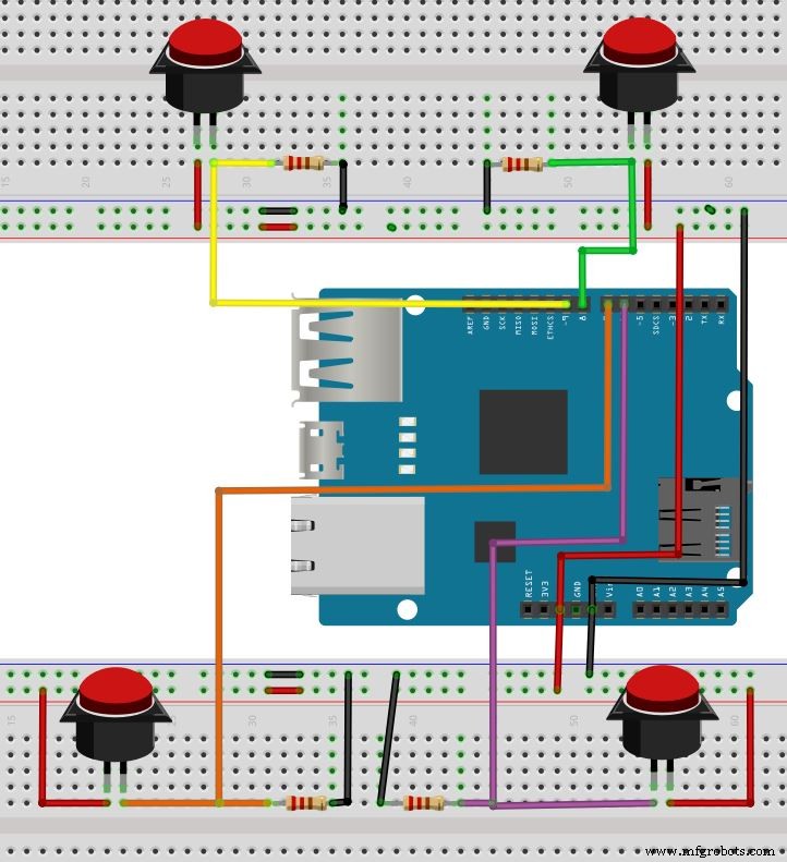 Build a Web-Based Two-Player Game with Arduino UNO & PHPoC WiFi Shield