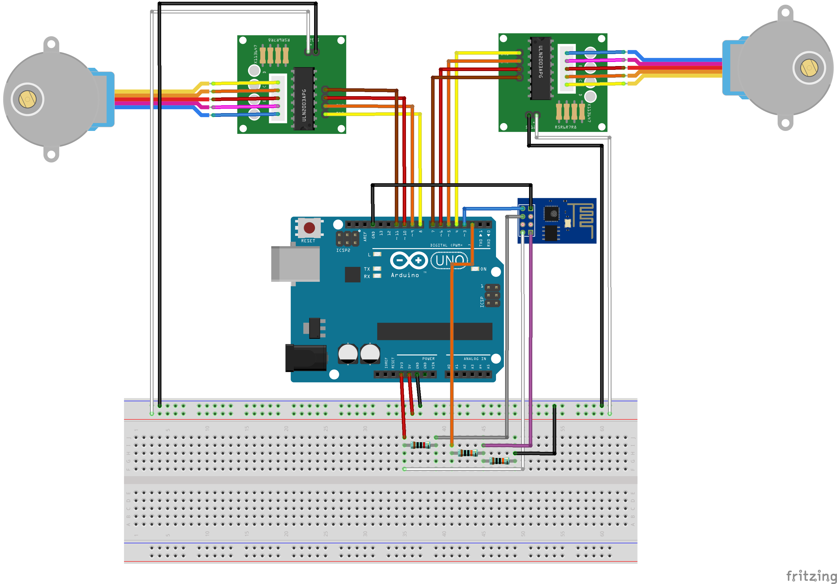 Wi‑Fi Controlled FPV Rover Robot with Arduino & ESP8266 – DIY Guide
