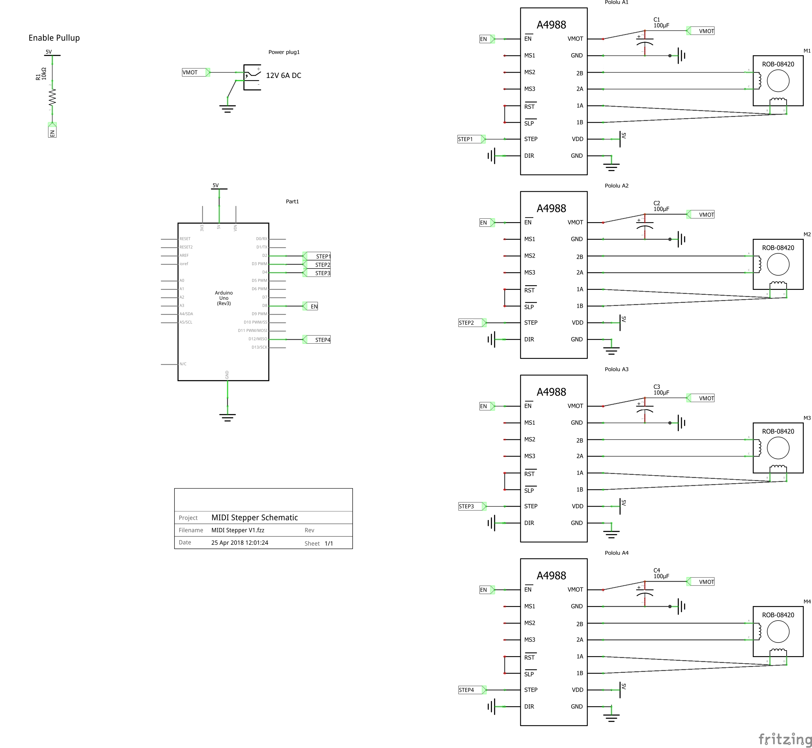 Arduino-Based MIDI Stepper Motor Synthesizer
