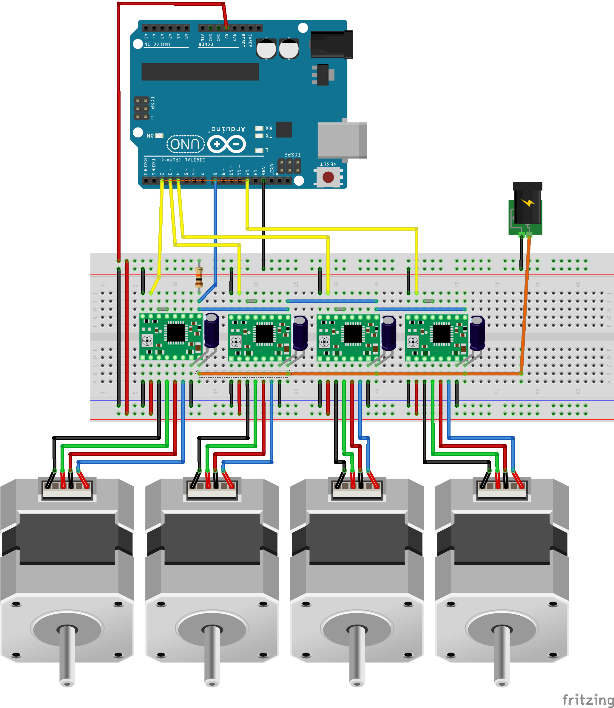 Arduino-Based MIDI Stepper Motor Synthesizer