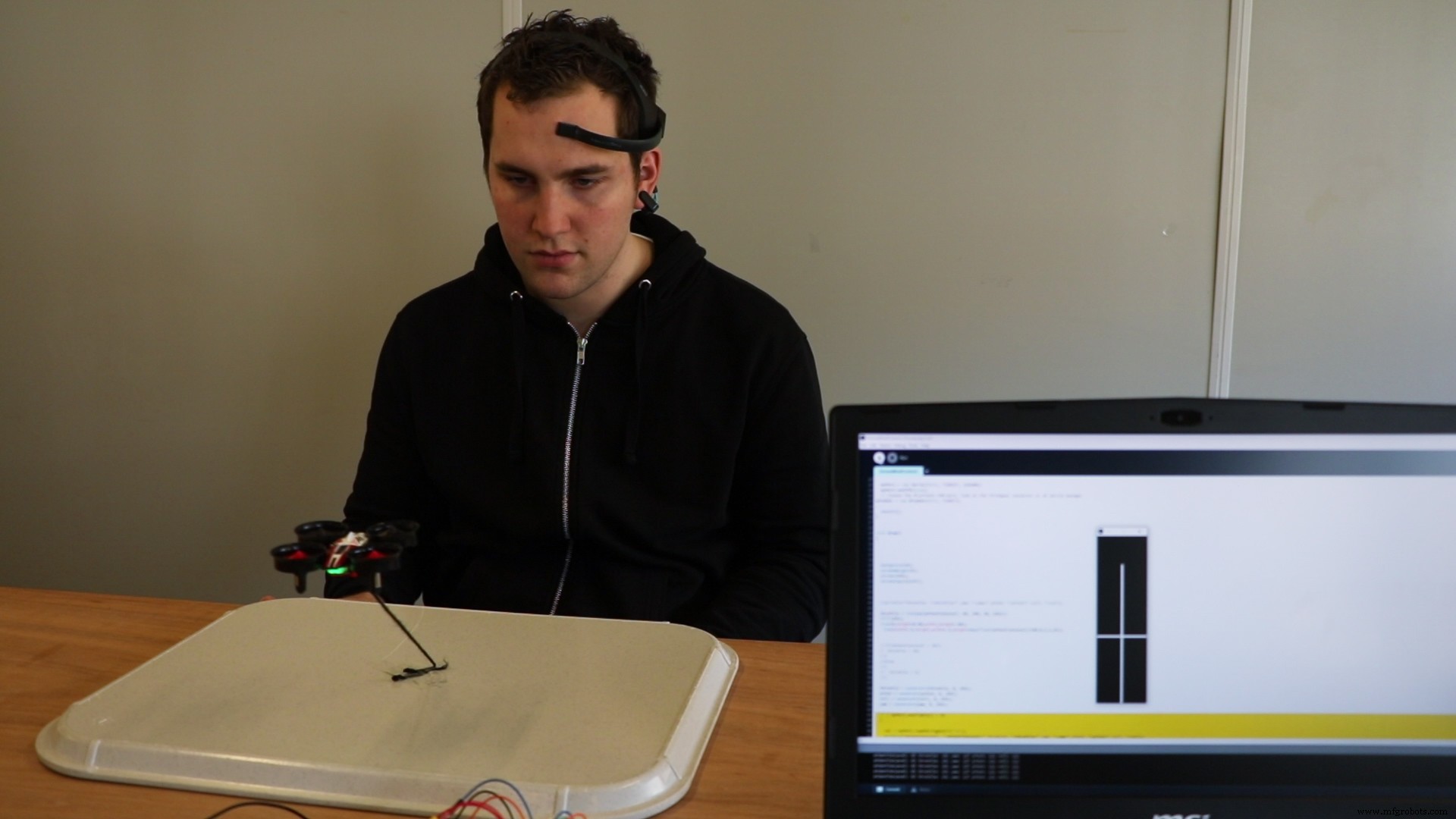 Brain‑Controlled Drone: Using EEG to Fly a Micro Racing Drone
