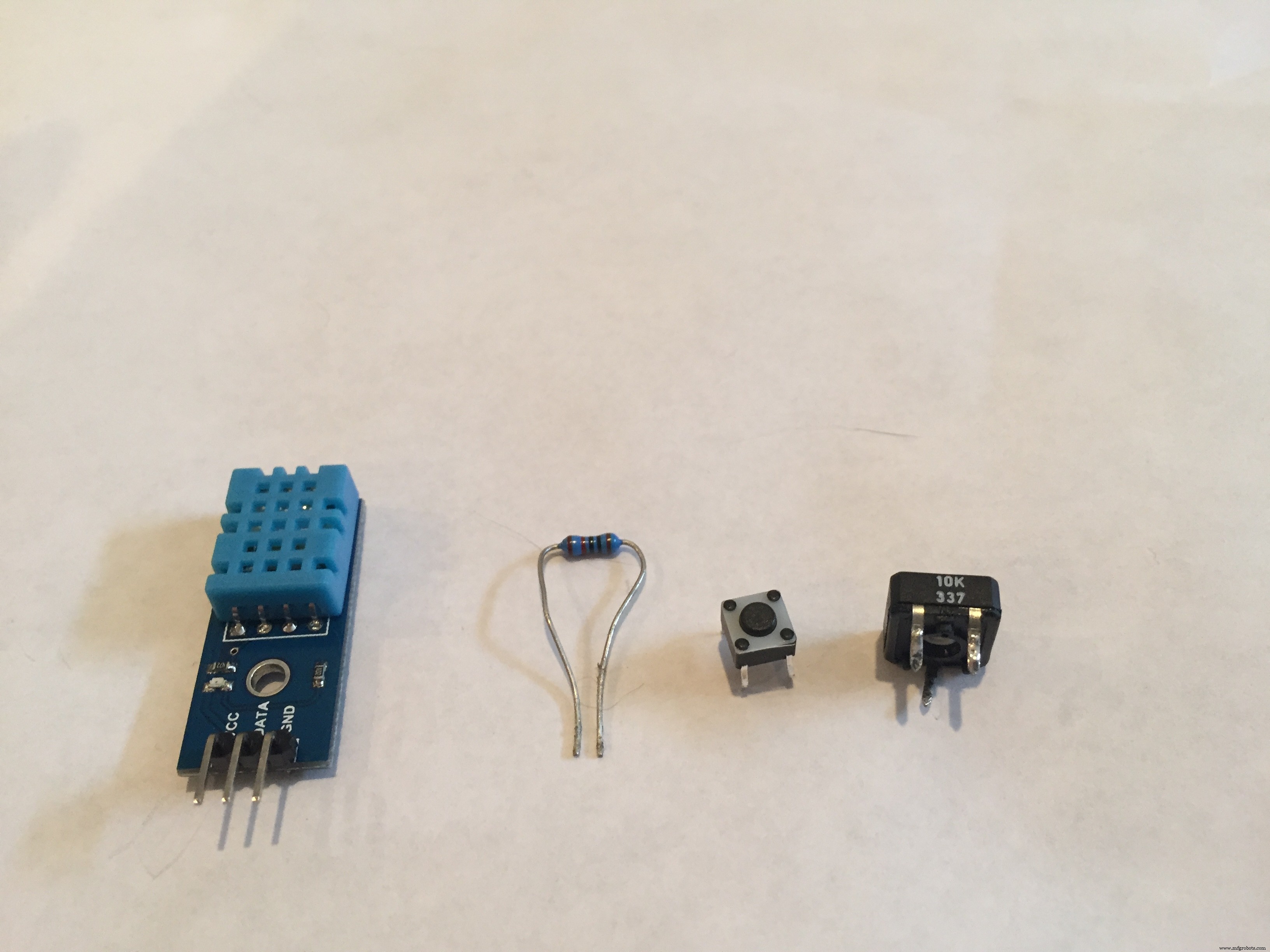 Portable Arduino-Based Temperature & Humidity Monitor with 16x2 LCD Display