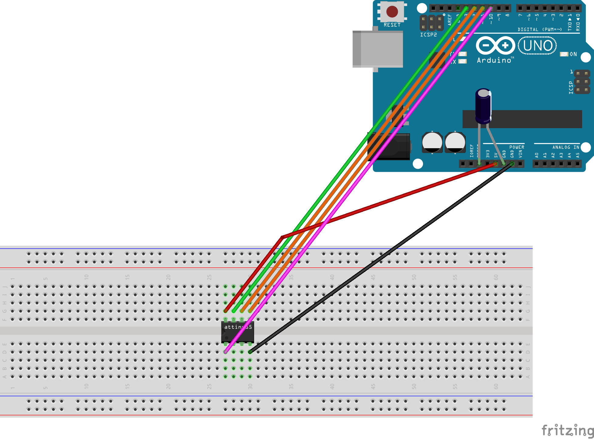 Efficiently Program ATtiny85 Using Arduino Uno: A Cost‑Effective Multi‑Sensor Solution