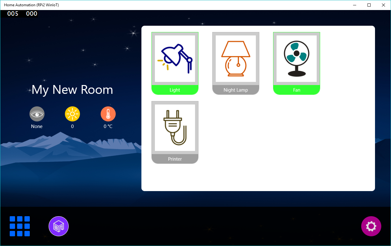 Smart Home Automation Powered by Raspberry Pi 2 & Windows 10 IoT
