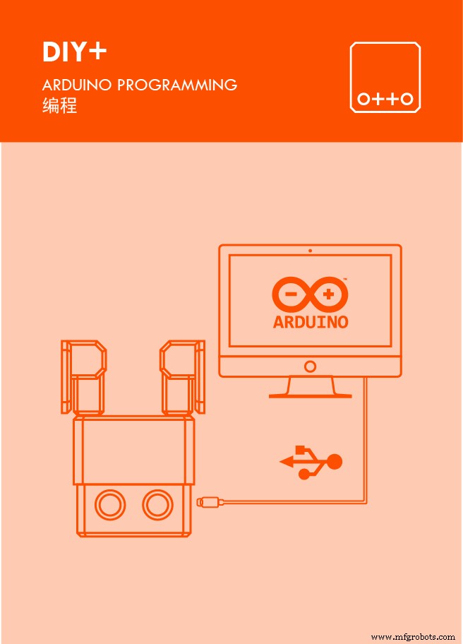 Otto DIY+ Arduino Bluetooth Robot – Easy 3D‑Print Build Kit