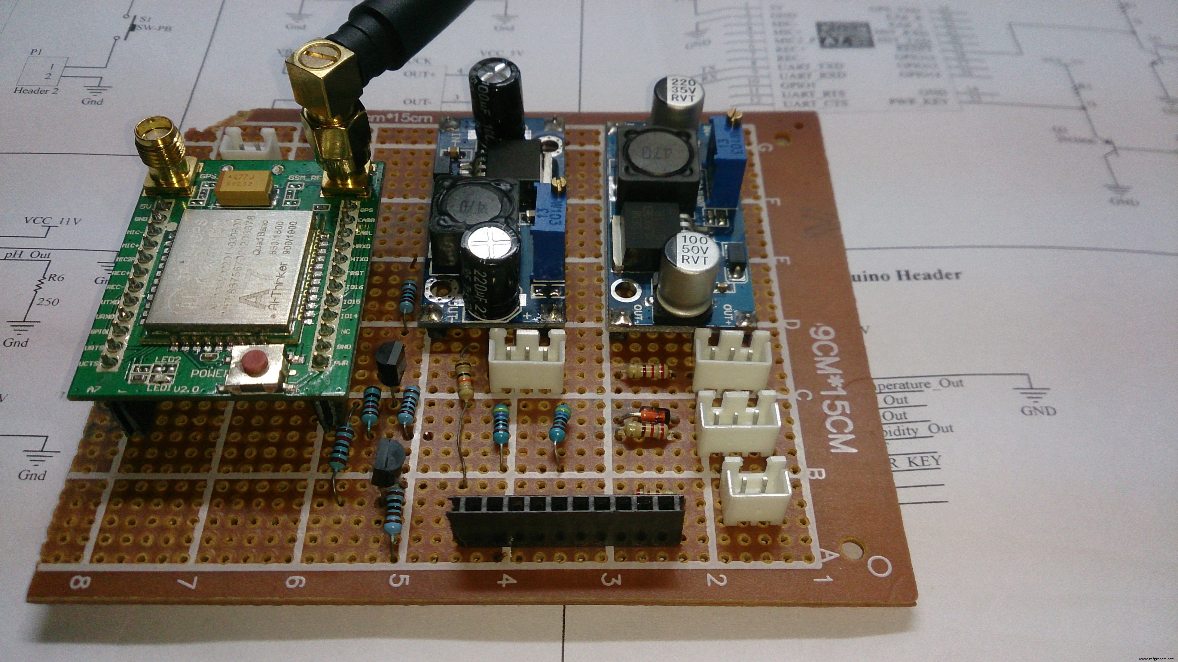Real‑Time Water Quality Monitoring System with Arduino & GPRS/GPS