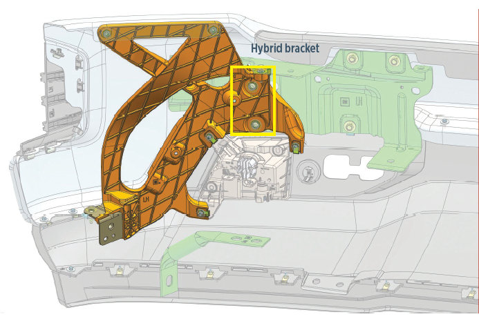 Chevrolet Silverado 2019: Lightweight Thermoplastic Bumper Brackets Boost Performance