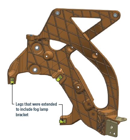 Chevrolet Silverado 2019: Lightweight Thermoplastic Bumper Brackets Boost Performance