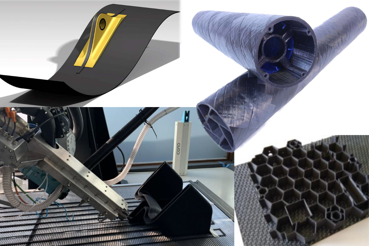 Future Composite Manufacturing: AFP and Additive Manufacturing Synergy