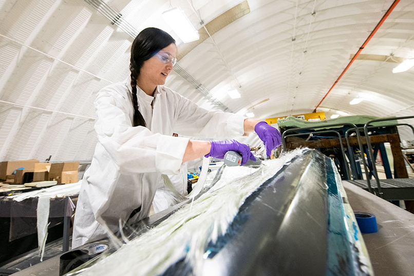NREL & Arkema Advance Recyclable Thermoplastic Composite Wind Turbine Blades