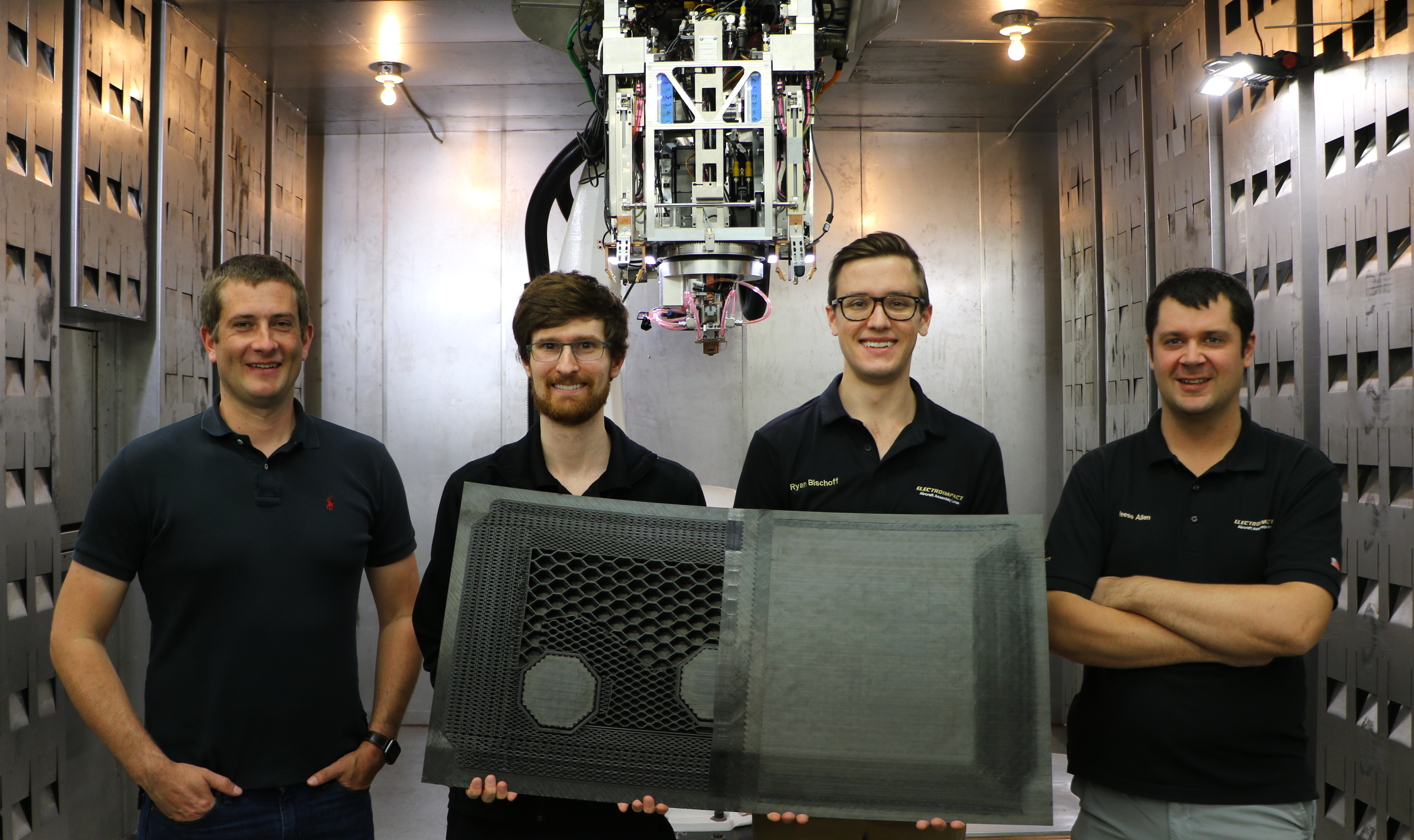 Electroimpact Introduces SCRAM: A 6-Axis Continuous Fiber 3D Printer for Tool‑Less Aerospace-Grade Composite Fabrication