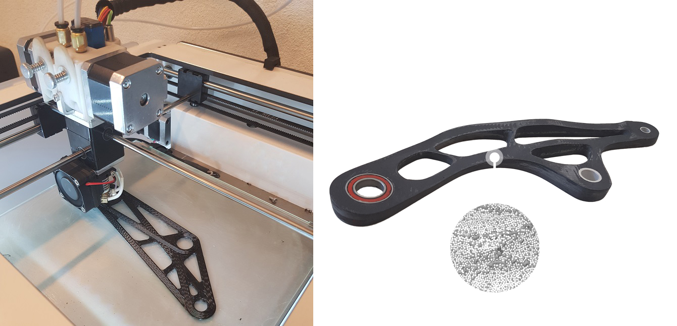 Ultra‑High‑Fiber 3D‑Printed Composites: 60% Fiber Content &  1% Voids