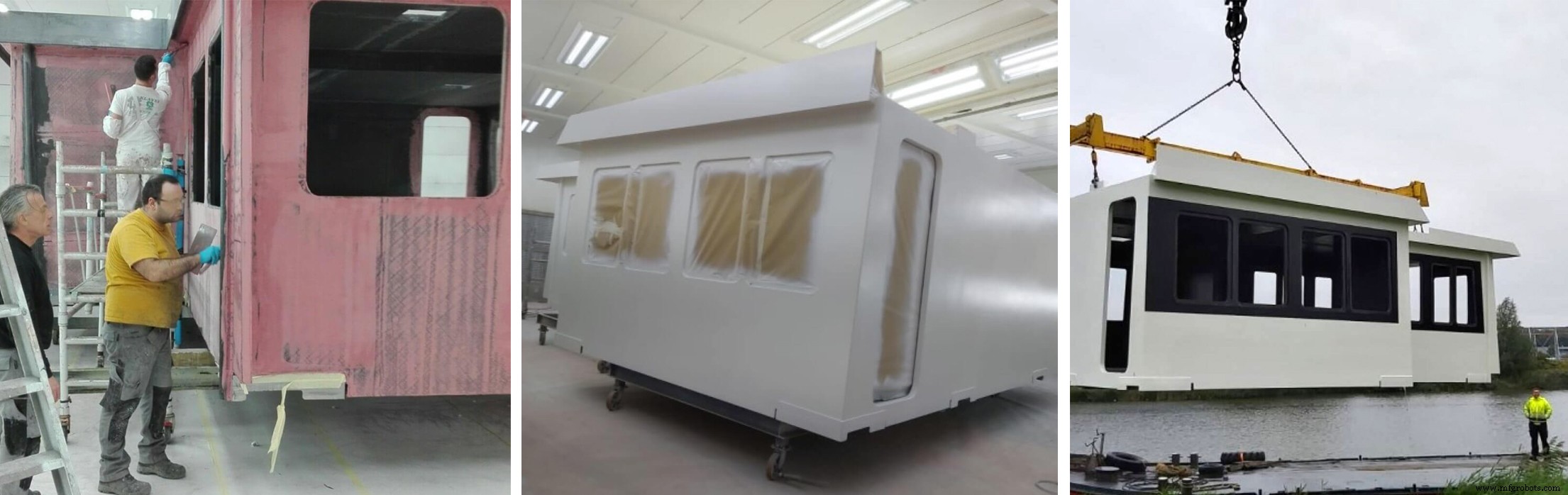 Composite Deckhouses Reduce Weight and Noise for Offshore Wind Farm Service Vessels