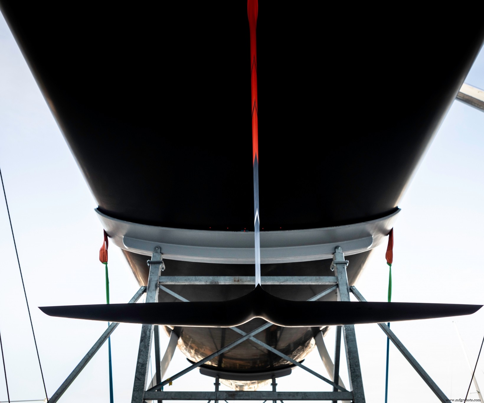 Britannia Boat Cradles Crafted from ELG’s Recycled Carbon Fiber Waste