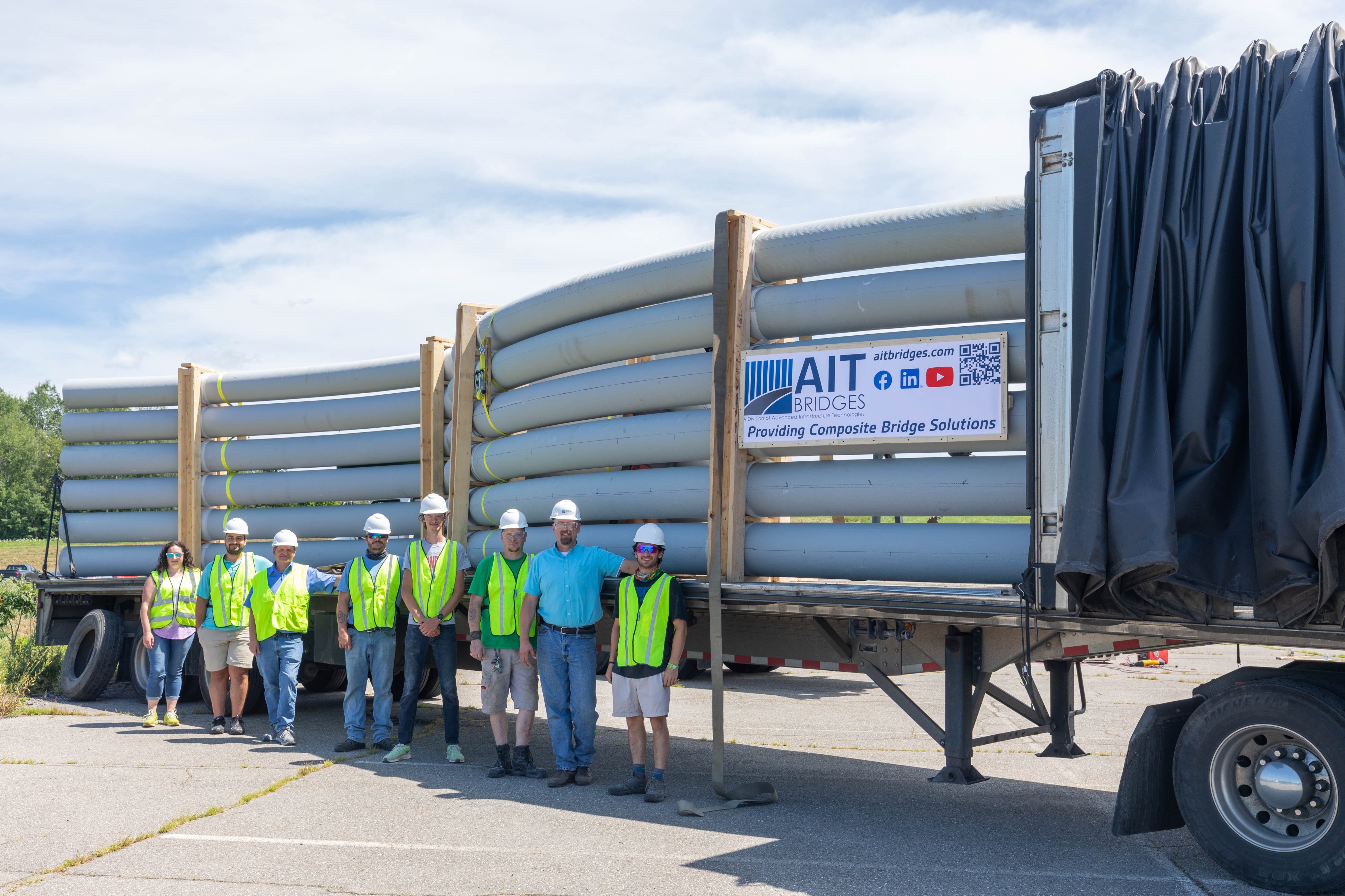 AIT Bridges Delivers First Composite Bridge System to the West Coast