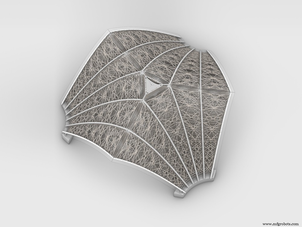 LivMatS Biomimetic Flax Fiber Pavilion Opens to Public – A Sustainable Architectural Milestone