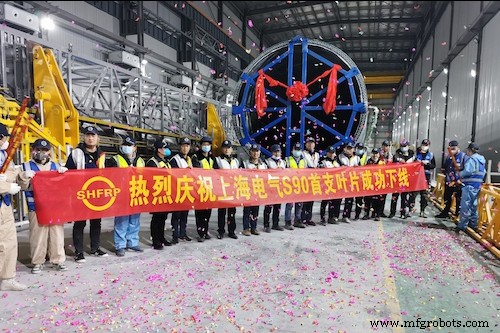 Shanghai Electric Unveils 11‑MW Direct‑Drive Offshore Turbine with 102‑Meter Carbon‑Fiber Blades