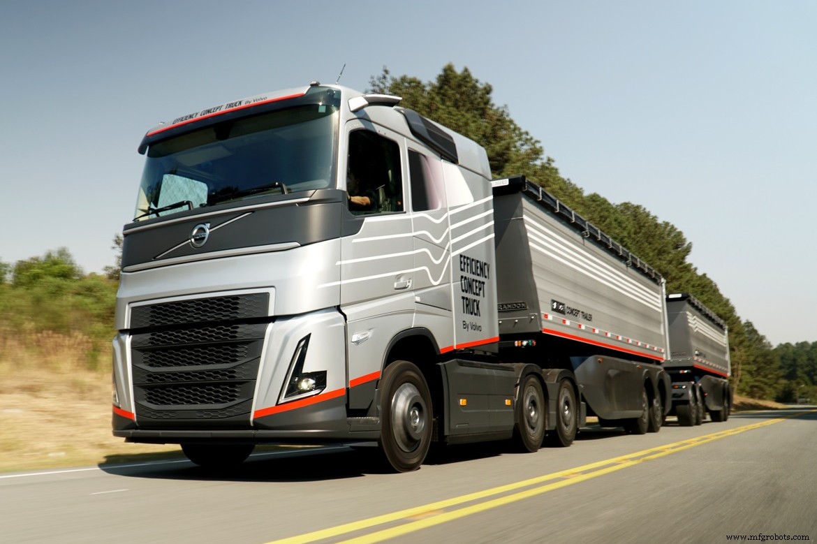 Brazilian Gatron Crafts Advanced Fiberglass Deflectors for Volvo’s Efficiency Concept Truck