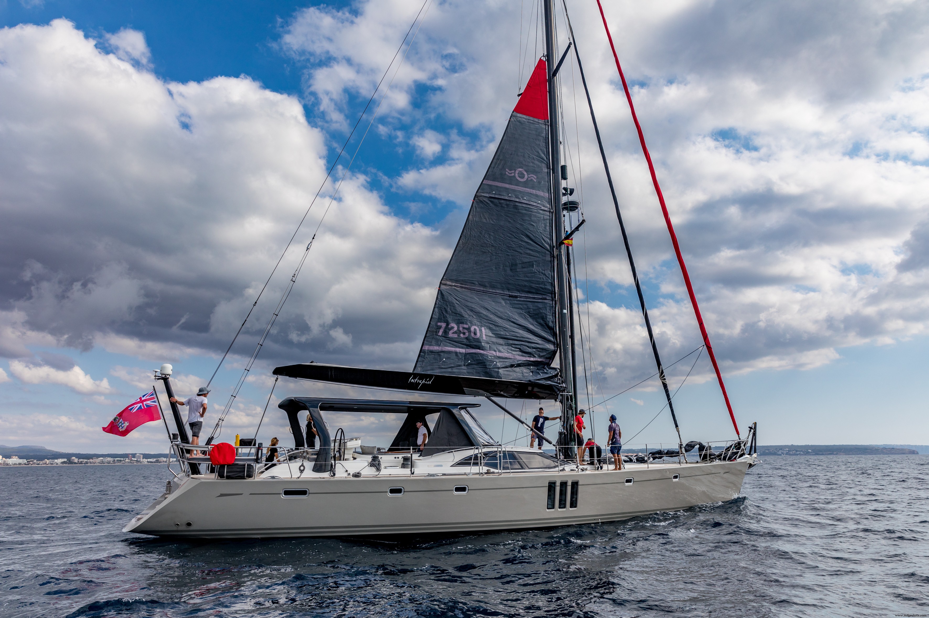 BMComposites Delivers Solar-Powered Composite Bimini for the 22-Meter S/Y Intrepid
