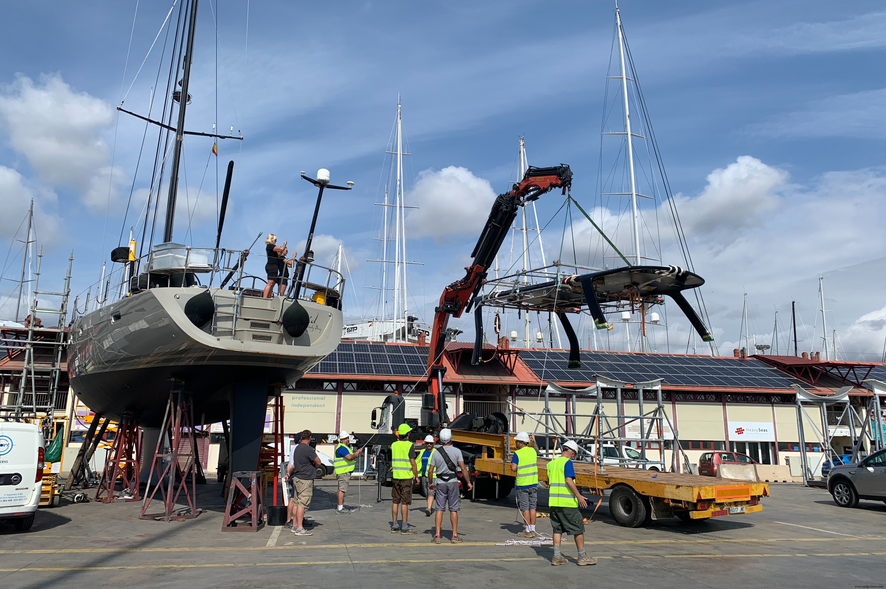 BMComposites Delivers Solar-Powered Composite Bimini for the 22-Meter S/Y Intrepid