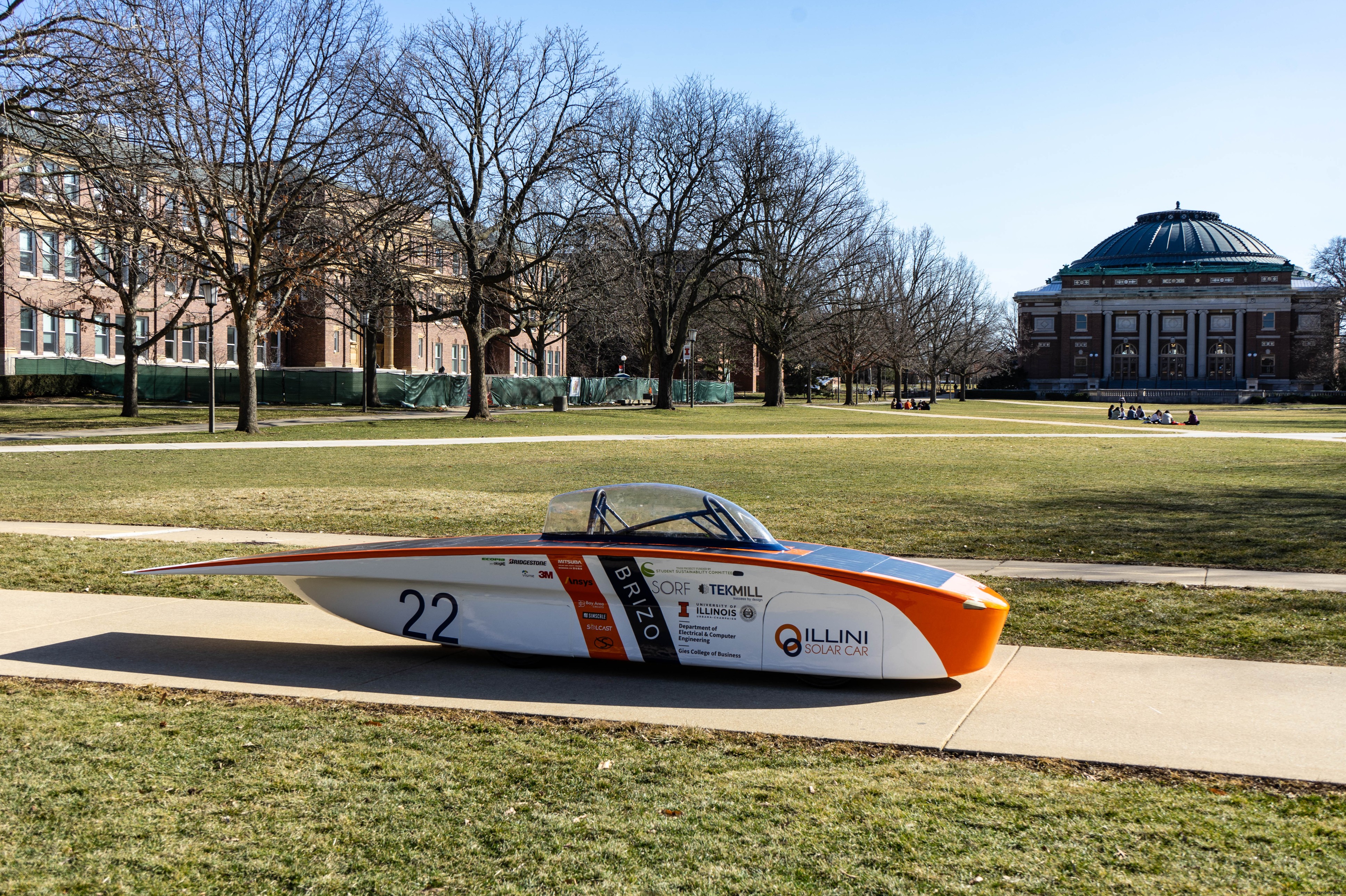 Illini Solar Car s Composite Vehicle Drives Success at American Solar Challenge