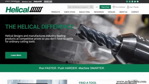 Streamline Helical Cutting Tool Ordering with Harvey Performance