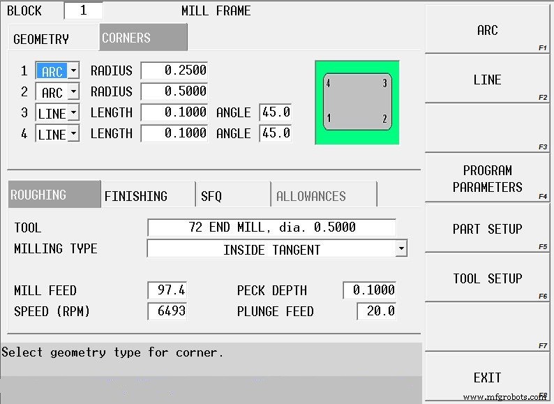 Cut CNC Programming Time with WinMax s Advanced Corner Geometry