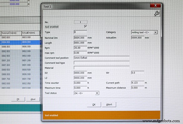Advanced Tool Life Monitoring for DATRON V9 Expert