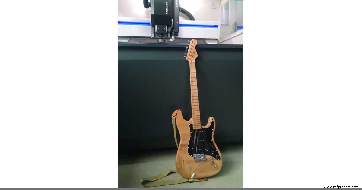Precision CNC‑Milled Fender Stratocaster Replica by DATRON M8Cube