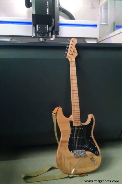 Precision CNC‑Milled Fender Stratocaster Replica by DATRON M8Cube