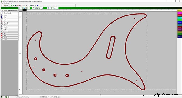 Precision CNC Milling of a PVC Pickguard by DATRON: A Showcase of Advanced Manufacturing
