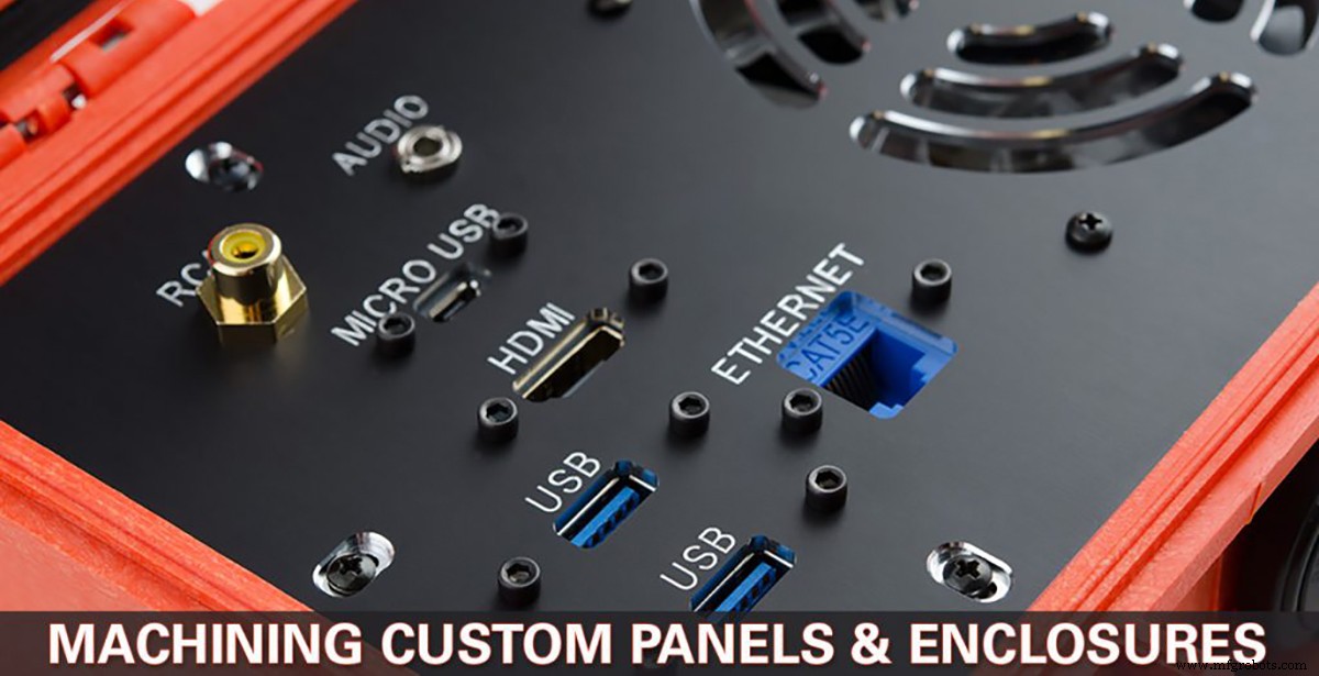 Precision Machining & Engraving of Custom Aluminum Panels by DataPro International