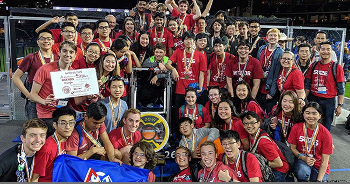 Burlingame Robotics Team Earns World Champion Title with DATRON’s High-Speed Machining Support
