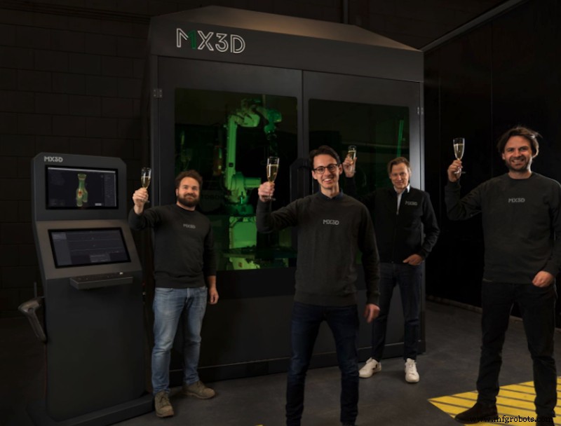 MX3D Secures €2.25 M to Launch Advanced M1 Robotic 3D Metal Printing System