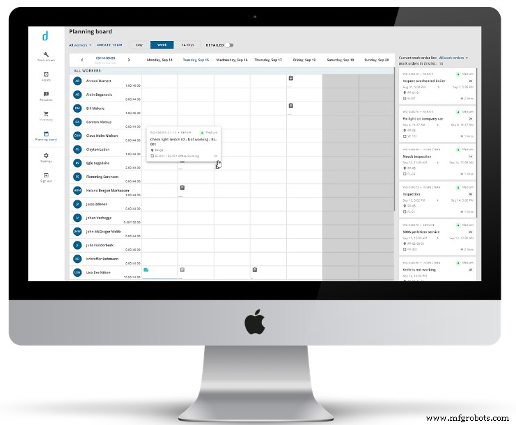 Planning Board Module – Efficient Scheduling for Unscheduled Work Orders