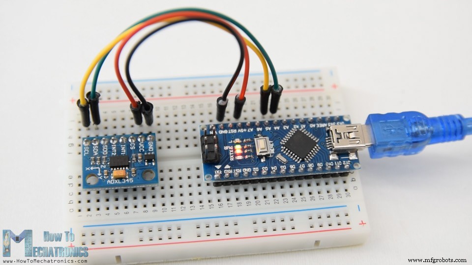 Track Orientation with Arduino & ADXL345 Accelerometer – A Step‑by‑Step Guide
