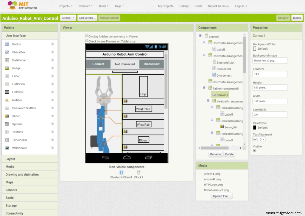 Build a Wire‑Free Arduino Robot Arm, Controlled from Your Smartphone