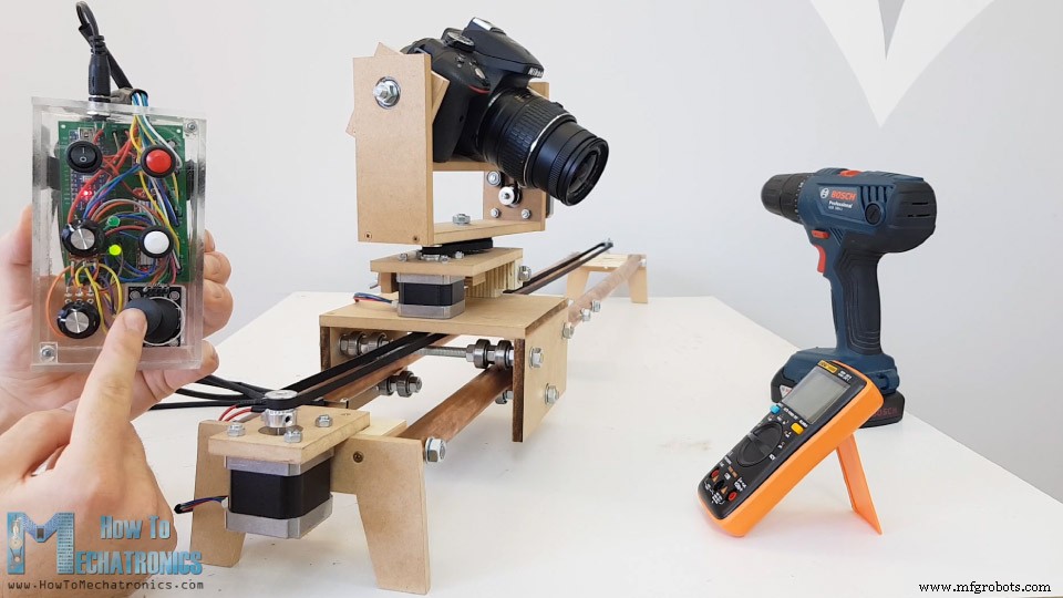 DIY Motorized Camera Slider with Pan & Tilt – Arduino-Controlled Project