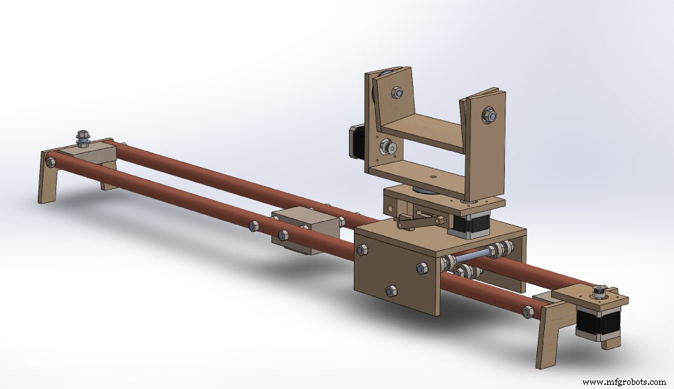 DIY Motorized Camera Slider with Pan & Tilt – Arduino-Controlled Project