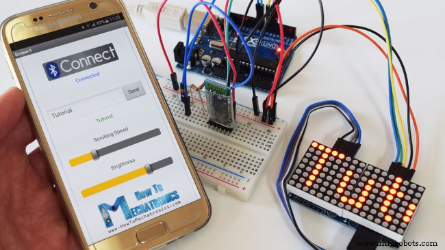 Master 8×8 LED Matrix with MAX7219: Scrolling Text & Android Bluetooth Control