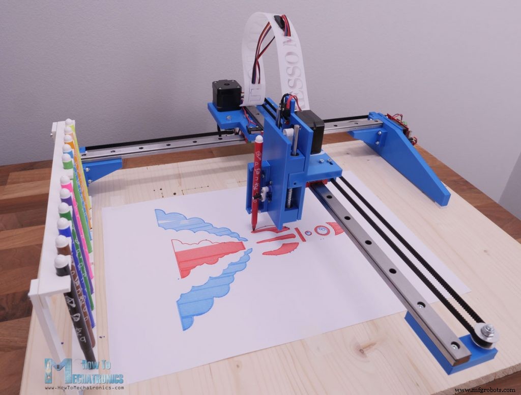 Build Your Own CNC Pen Plotter with Automatic Tool Changer – DIY Drawing Machine Tutorial
