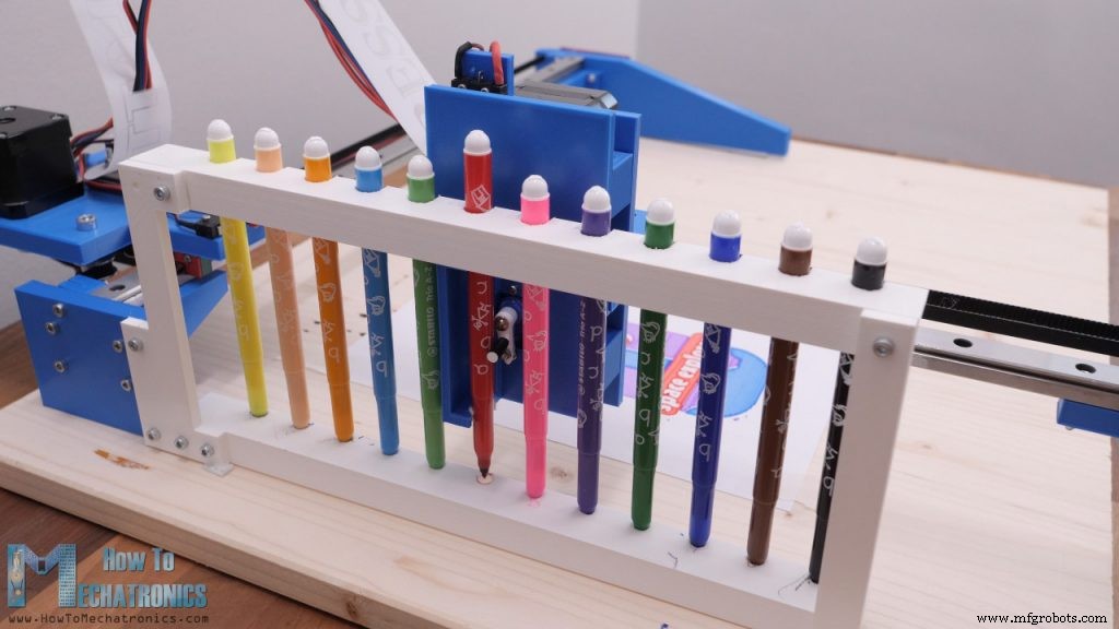 Build Your Own CNC Pen Plotter with Automatic Tool Changer – DIY Drawing Machine Tutorial