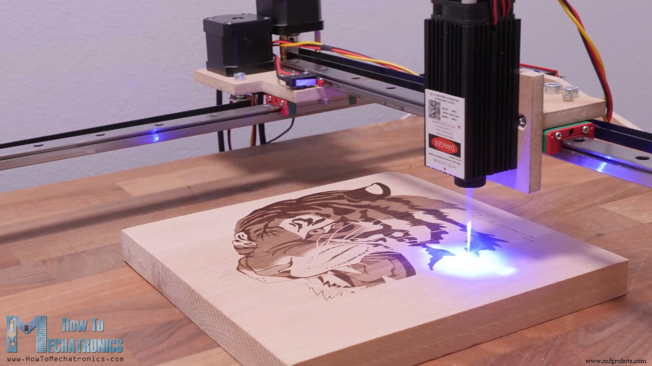 Create a Compact CNC Machine Using Only Essential Parts – DIY Laser Engraver Tutorial