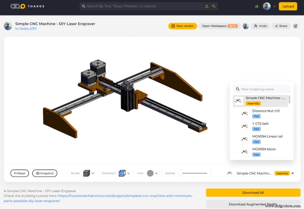 Create a Compact CNC Machine Using Only Essential Parts – DIY Laser Engraver Tutorial