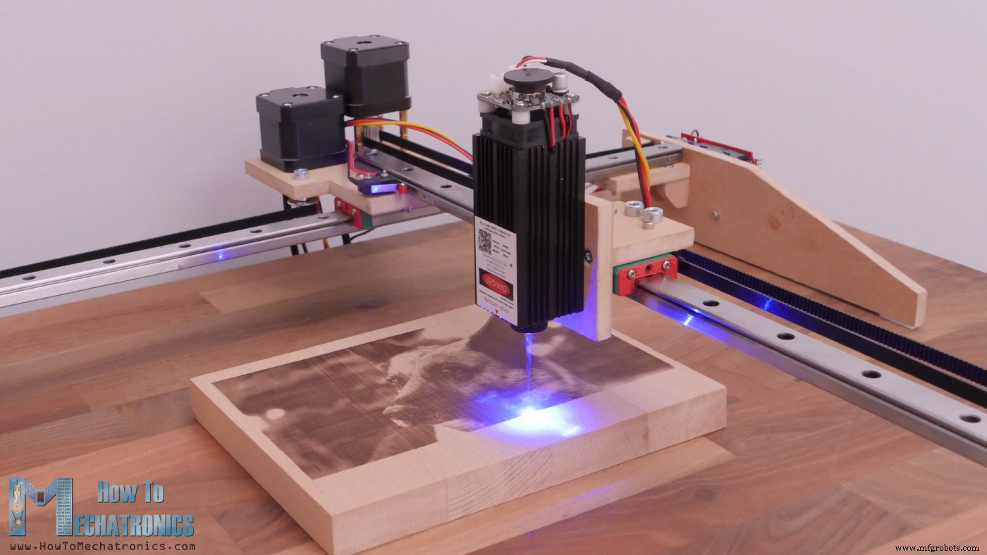 Create a Compact CNC Machine Using Only Essential Parts – DIY Laser Engraver Tutorial
