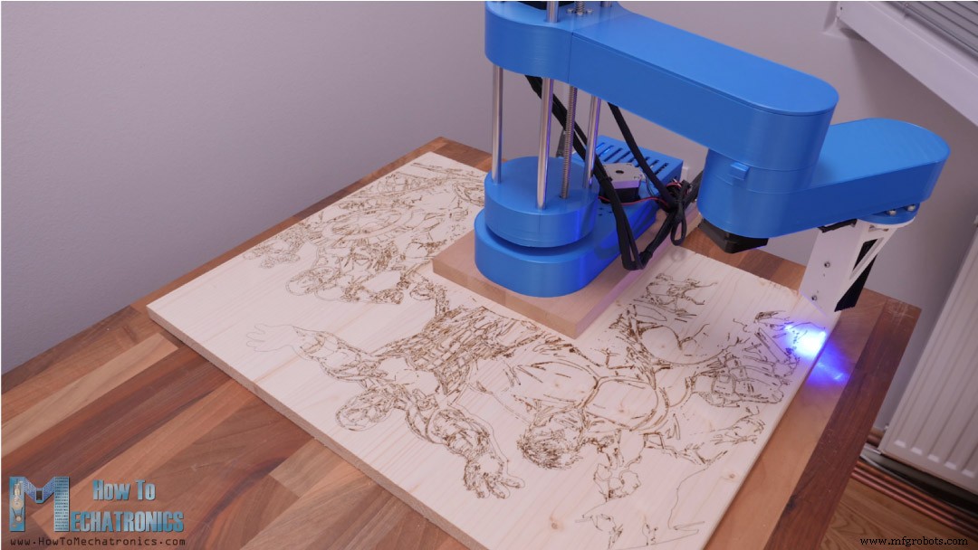 Transform Your DIY SCARA Robot into a Precise Laser Engraver with Arduino