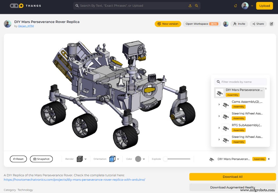 Build Your Own Arduino‑Powered Mars Perseverance Rover Replica – Step‑by‑Step Guide