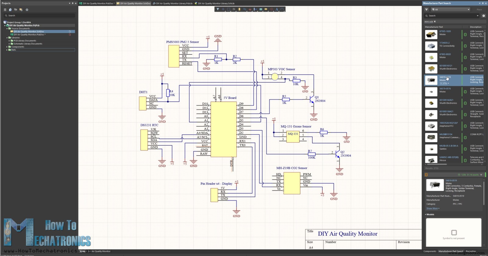Build Your Own DIY Air Quality Monitor: PM2.5, CO2, VOC, Ozone, Temp & Humidity with Arduino